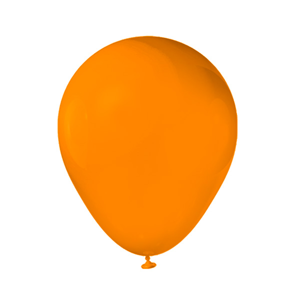  GLOBOS DE 15 NARANJA
