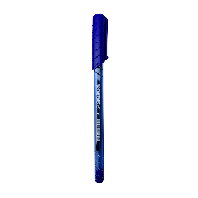 BOLIGRAFO TRANSPARENTE K1-F AZUL