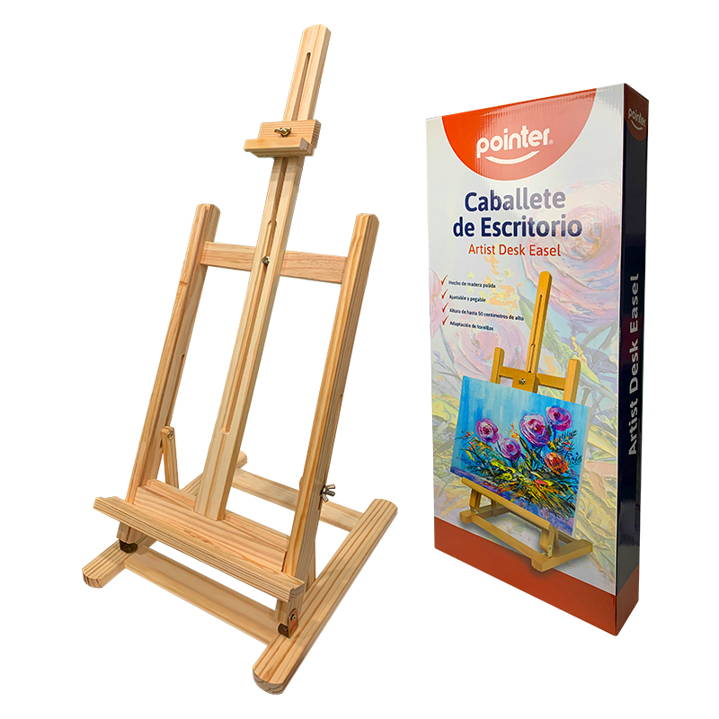 CABALLETE DE MADERA PARA ESCRITORIO - 50x30Cm