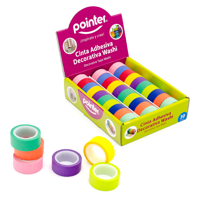 CINTA ADHESIVA DECORATIVA WASHI MATE
