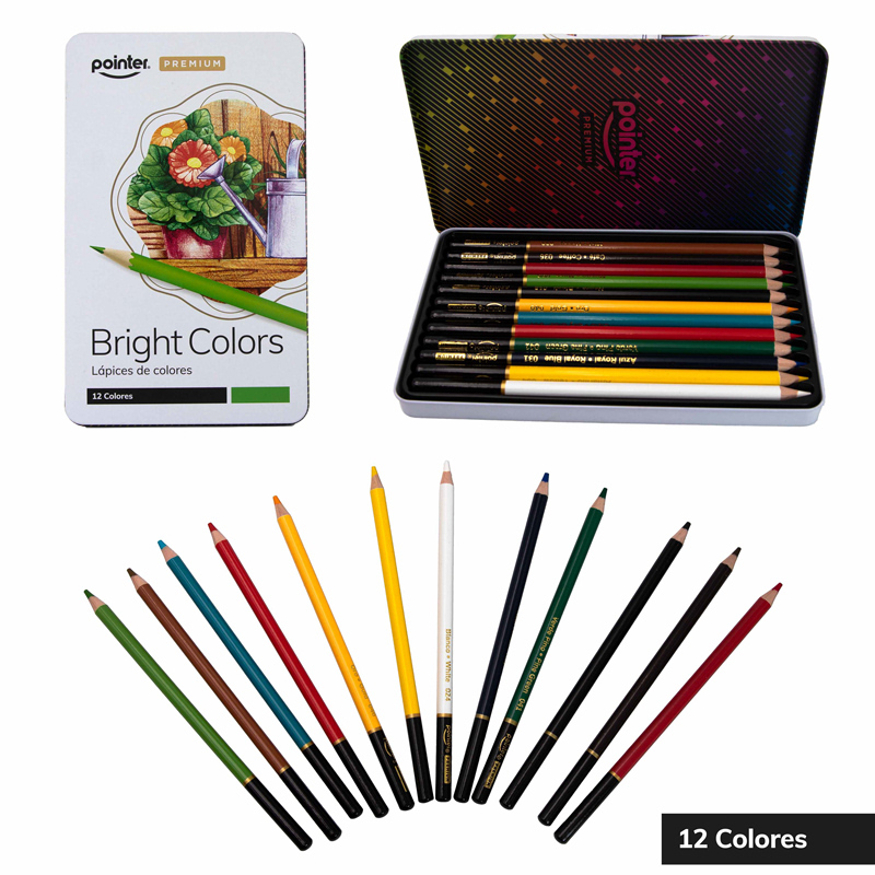 COLORES POINTER PREMIUM x12 