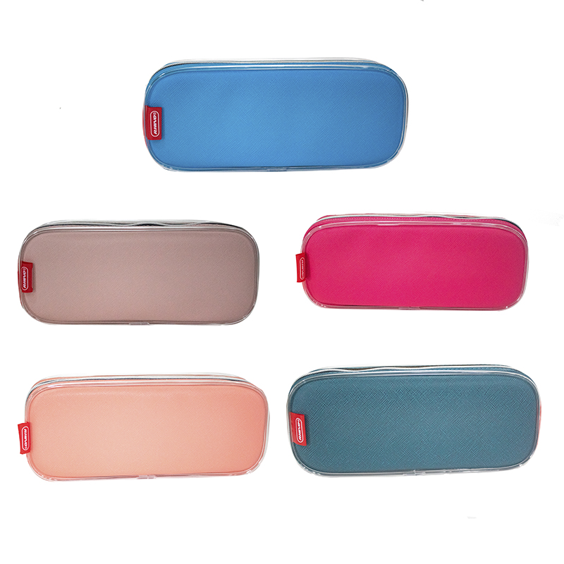 CARTUCHERA PORTA LAPICES UNICOLOR