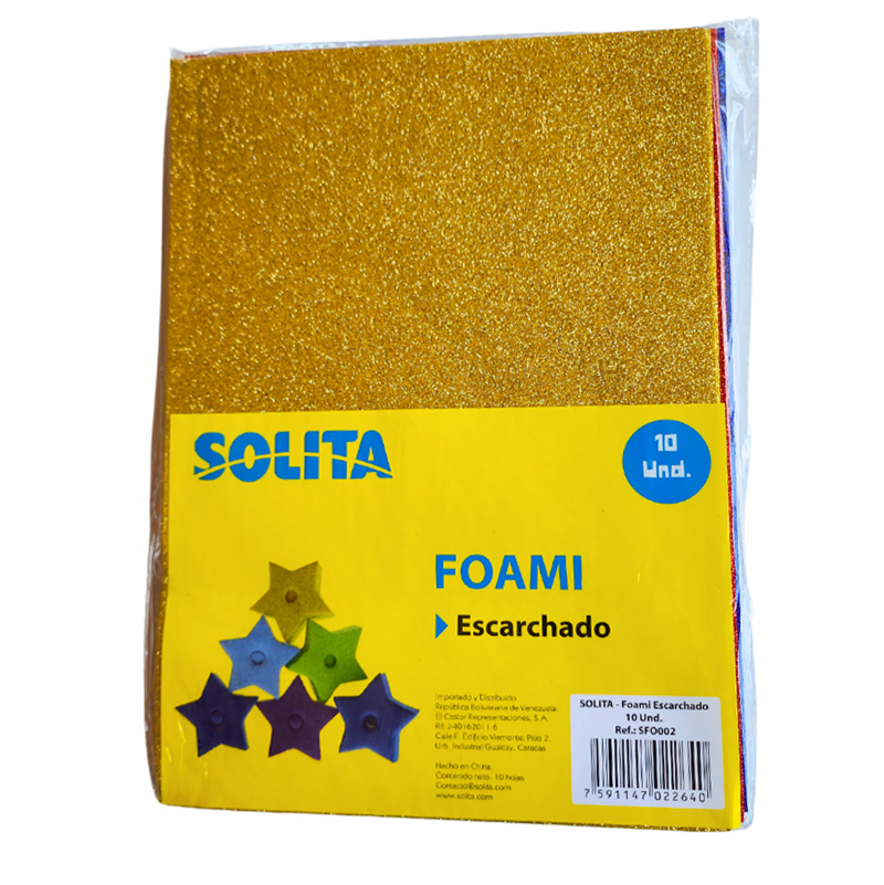 FOAMI ESCARCHADO CARTA (20X30CM)