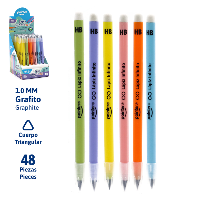 LAPIZ INFINITO CON BORRADOR