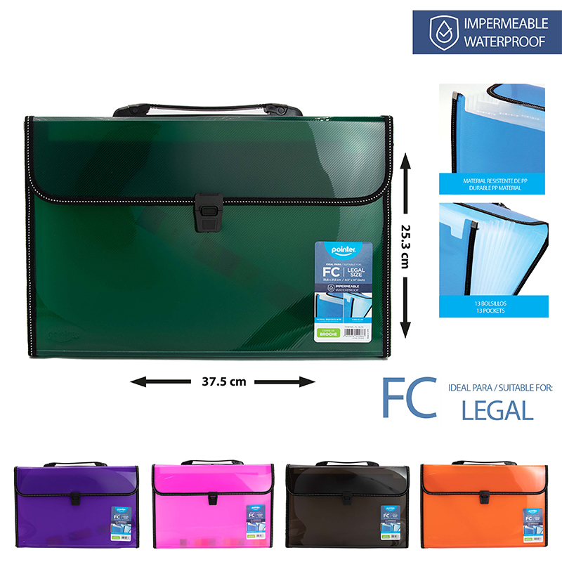 MALETIN ARCHIVADOR EXPANDIBLE PORTADOCUMENTOS