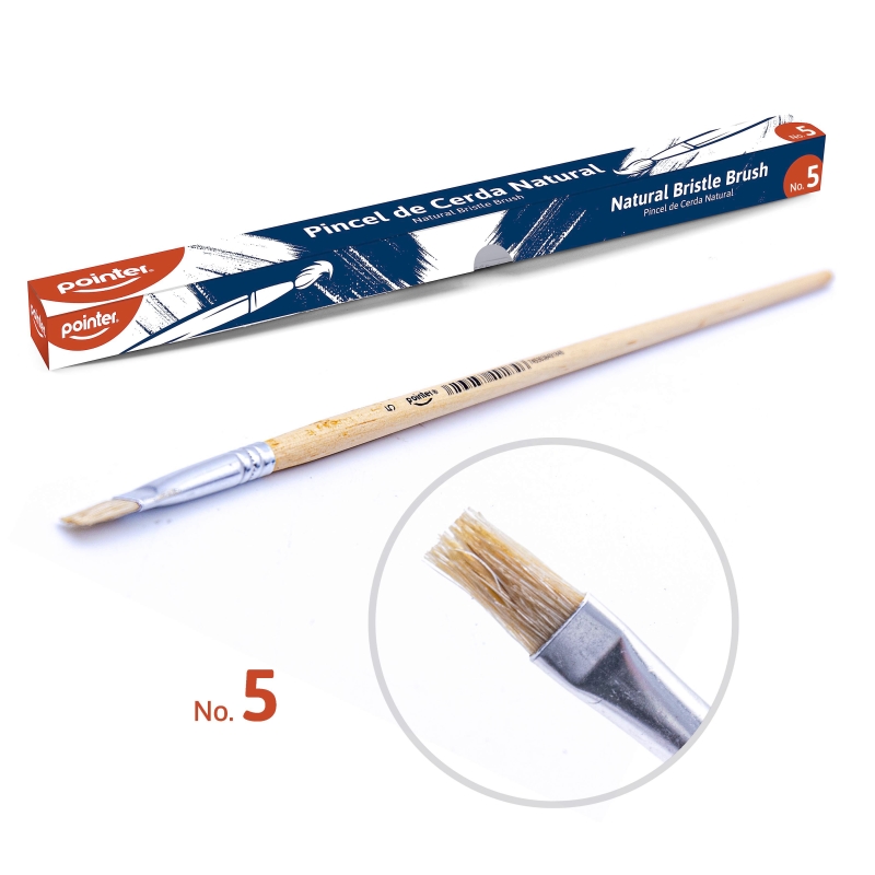 PINCEL DE CERDA NATURAL N5