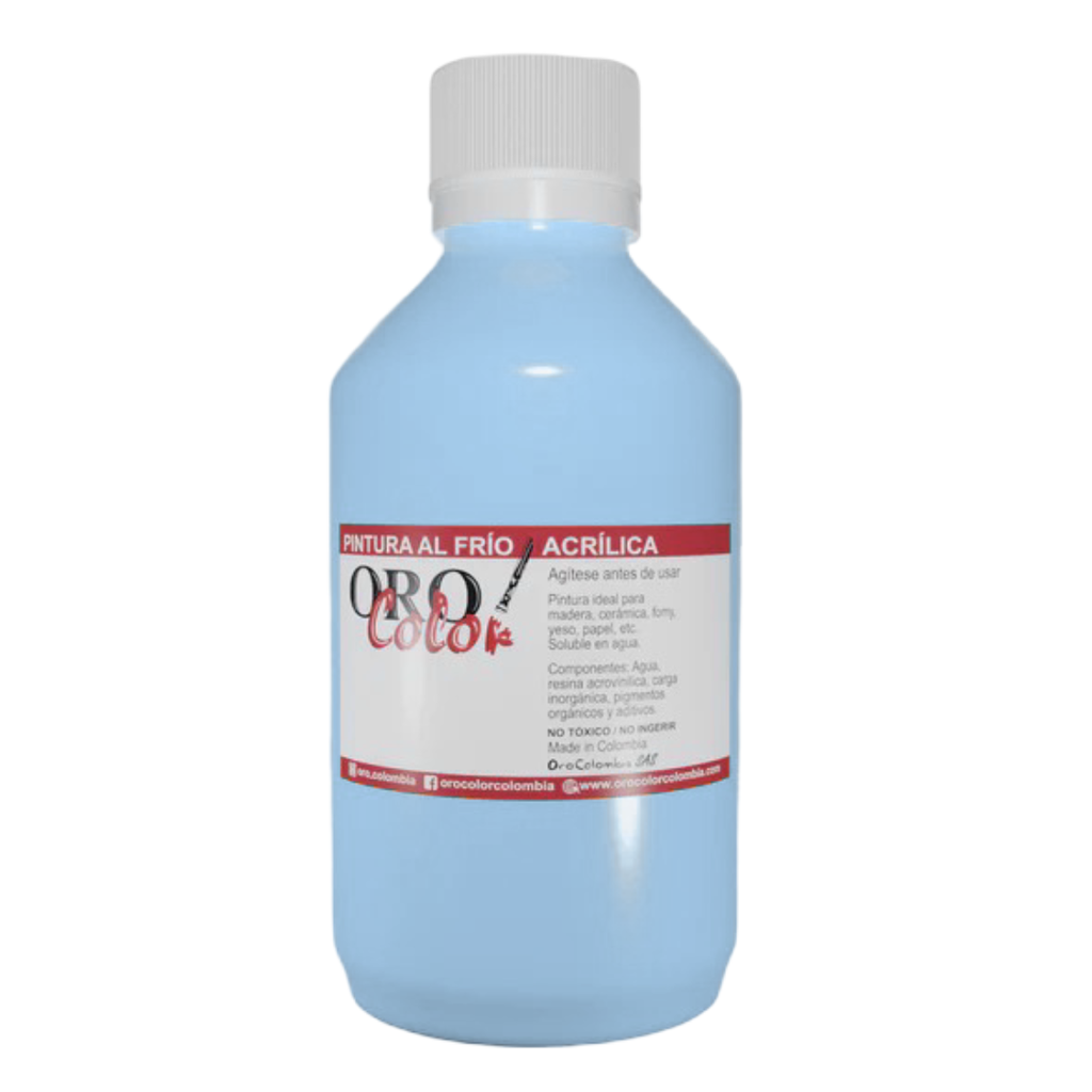 PINTURA AL FRIO AZUL CELESTE 250ML
