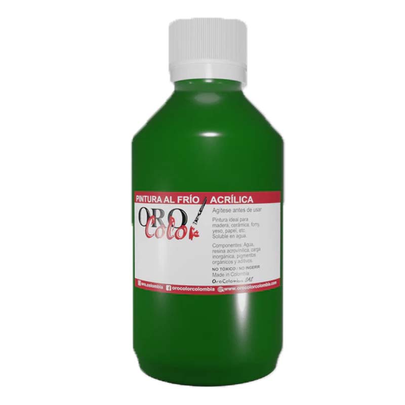 PINTURA AL FRIO VERDE NAVIDAD 250ML