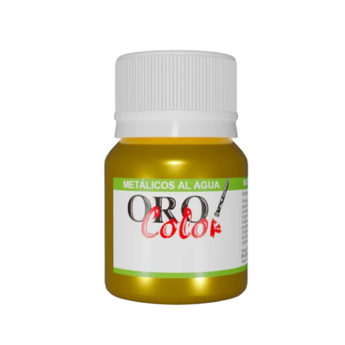 PINTURA METALICO AL AGUA ORO 22CM