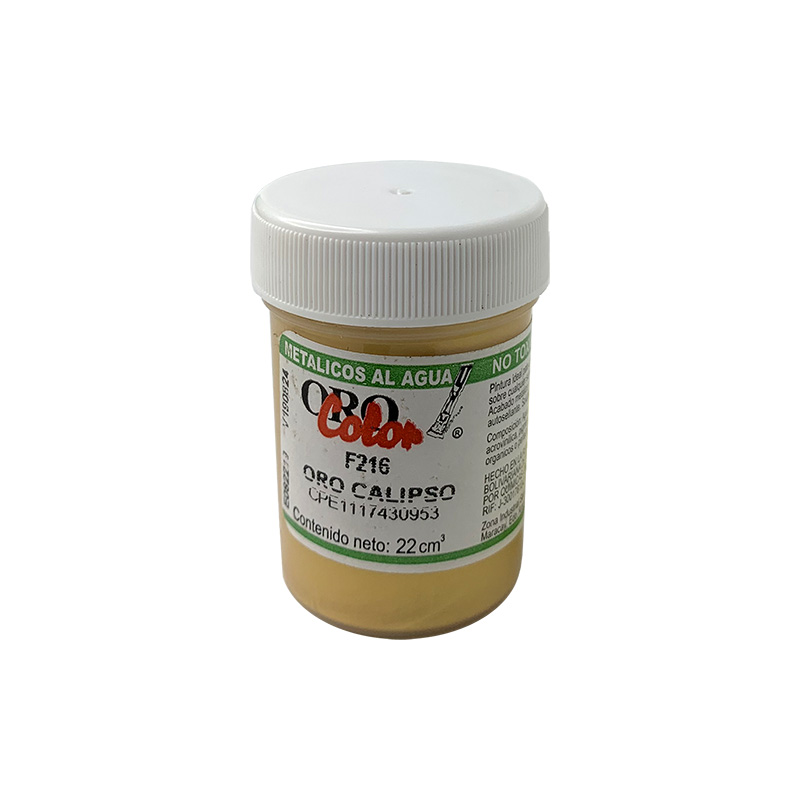 PINTURA METALICOS AL AGUA ORO CALIPSO 22ML