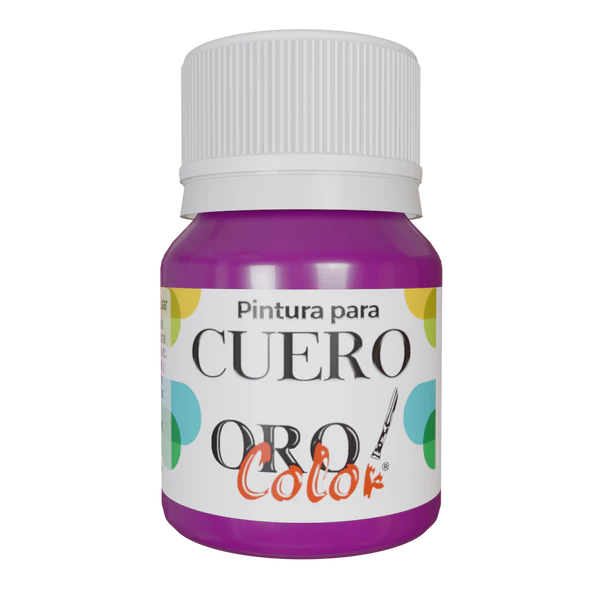 PINTURA PARA CUERO VIOLETA NEON 30ML