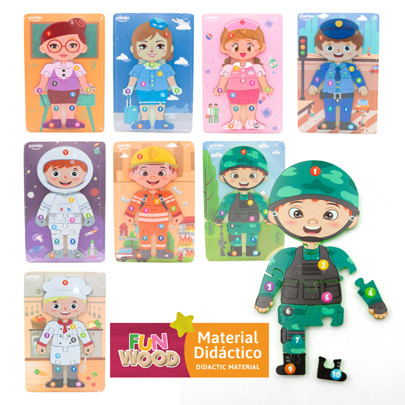 ROMPECABEZAS DIDACTICO (PROFESIONES)