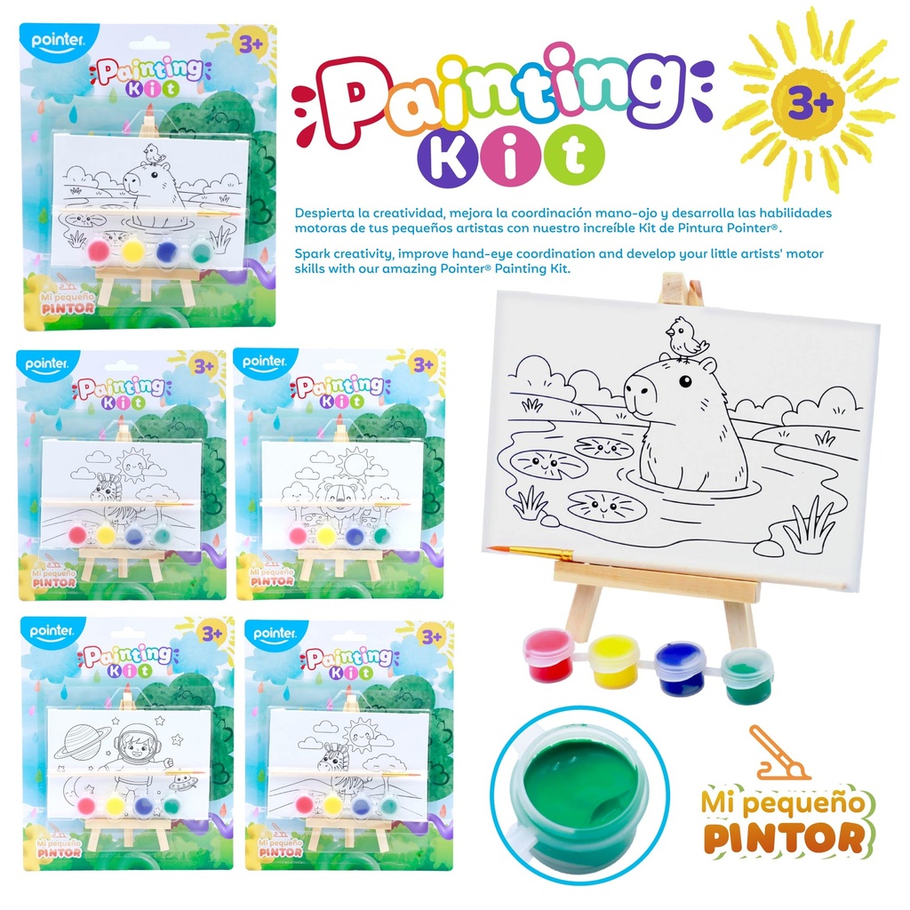SET DE PINTURA INFANTIL (LIENZO)