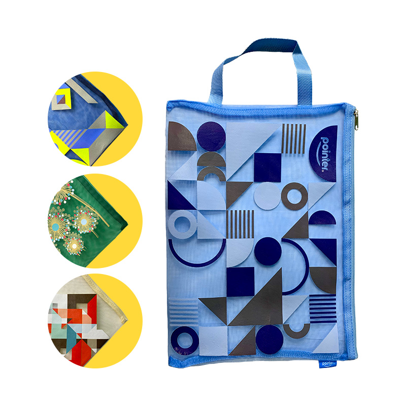 SOBRE PORTADOCUMENTOS DE TELA CON ZIPPER - CARTA/A4 21,6x29,7Cm