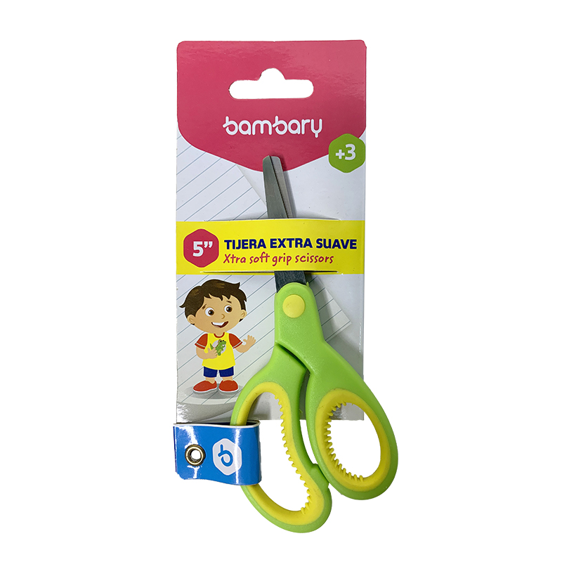 TIJERA PUNTA ROMA 5" CON AGARRE EXTRA SUAVE