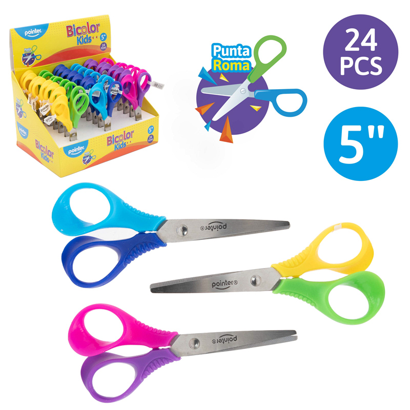 TIJERA 5" BICOLOR