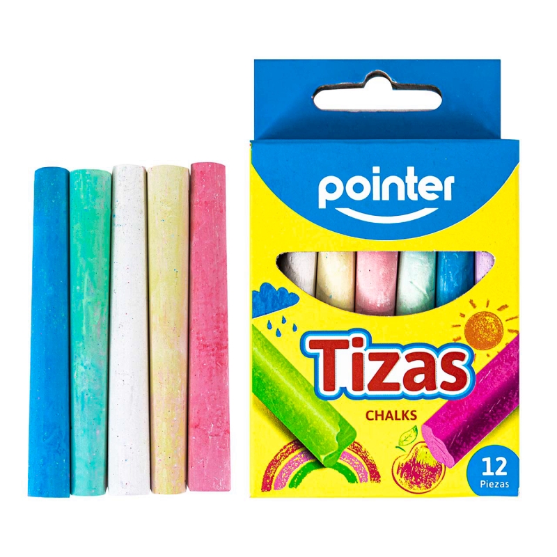TIZAS DE COLORES PARA TABLERO
