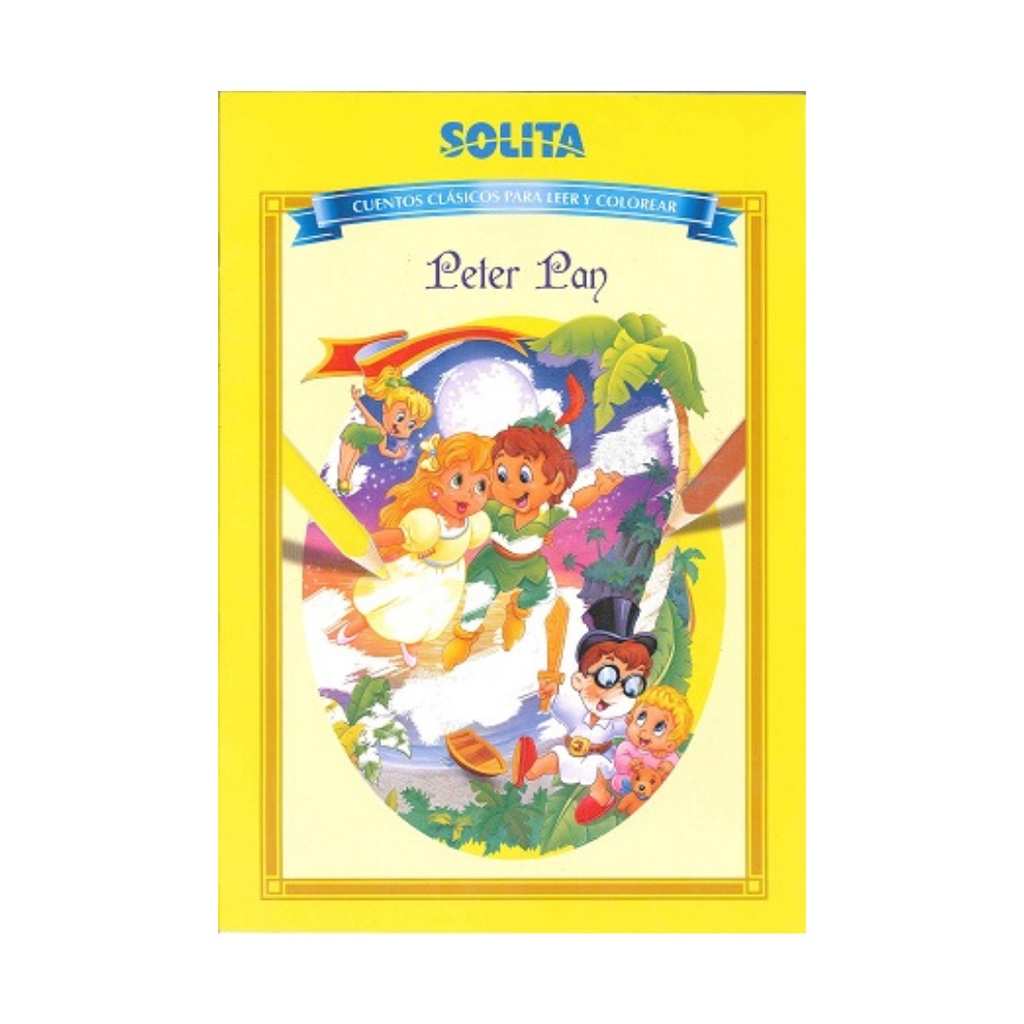CUENTOS CLASICOS PARA LEER Y COLOREAR PETER PAN  