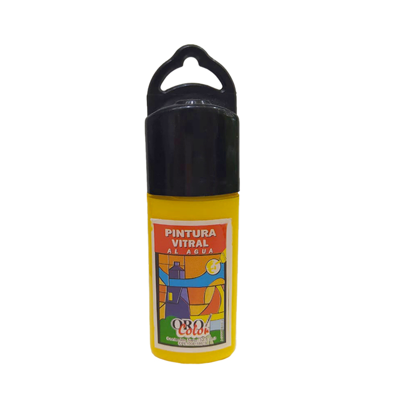 PINTURA VITRAL AL AGUA AMARILLO 32,5ML