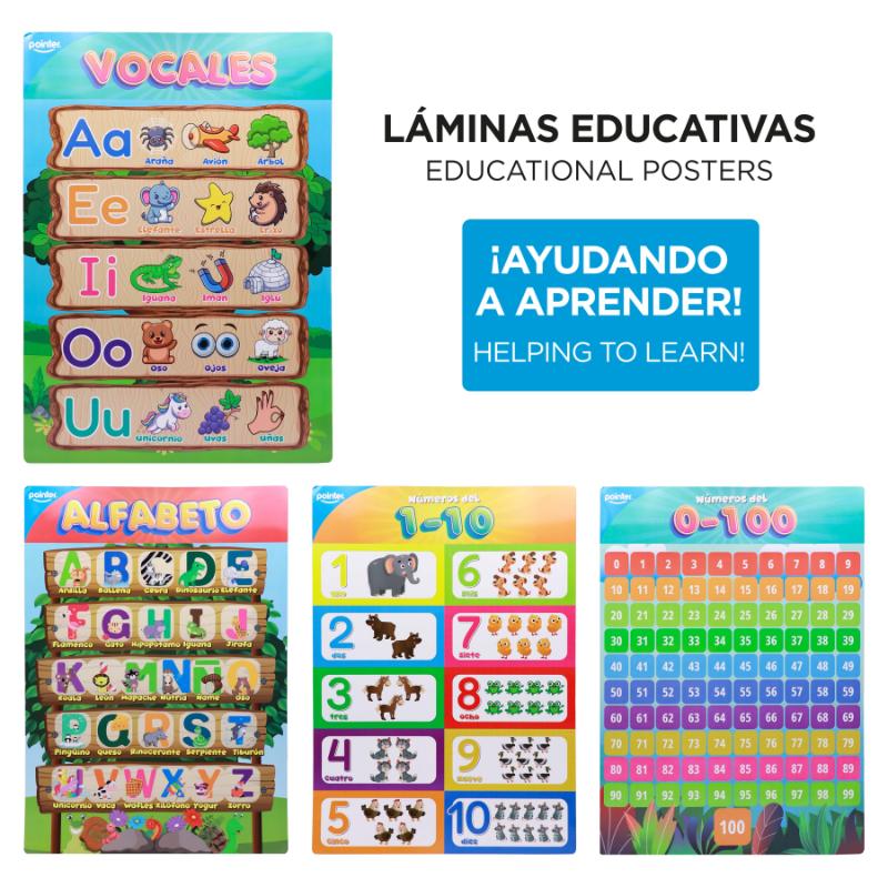 LAMINAS EDUCATIVAS 50 x 70 cm
