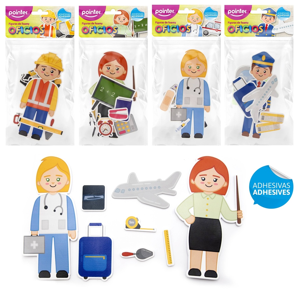 FIGURAS DE FOAMY (PROFESIONES)