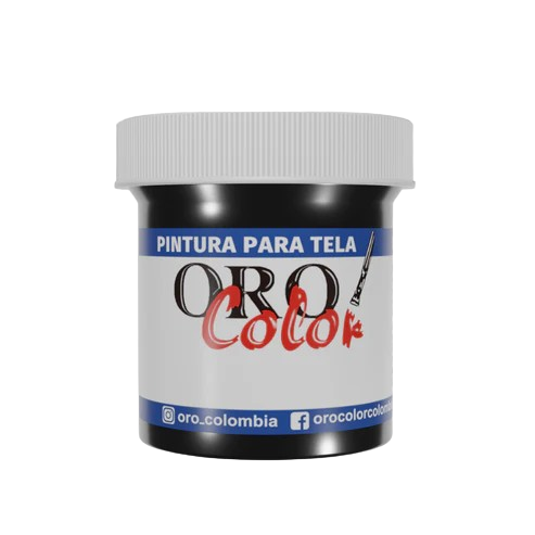 PINTURA TEXTIL NEGRO 30ML