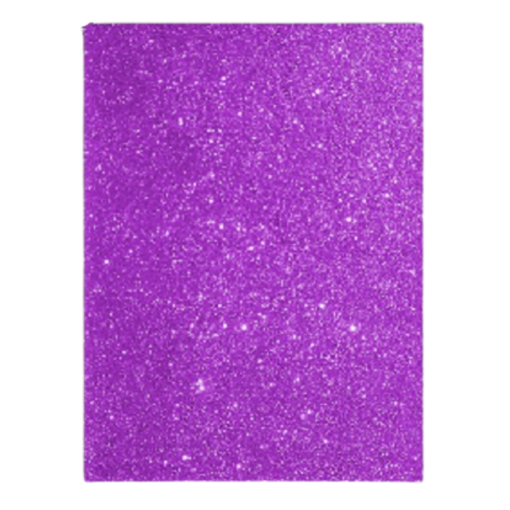 FOAMY ESCARCHADO MORADO- DOBLECARTA 30x40CM 