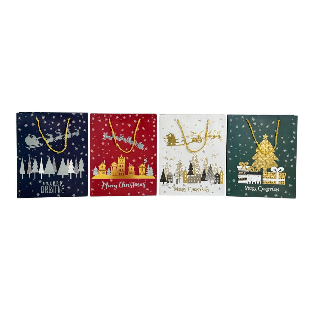 BOLSA DE REGALO MEDIANA NAVIDAD 26x32x10cm 26x32x10