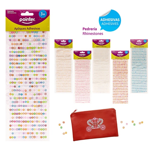 [ST-2017002] APLIQUES ADHESIVOS (PIEDRERIA)