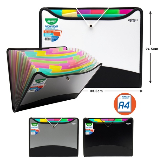 [FL1-01] ARCHIVADOR EXPANDIBLE PORTADOCUMENTOS A4