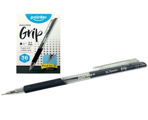 [BP-185-BU-12] BOLIGRAFO GRIP 0.7MM (AZUL) X1