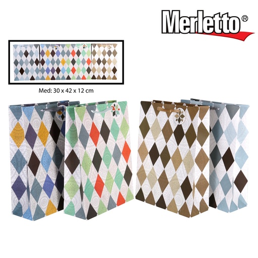 [786-7800609] BOLSA DE REGALO (ROMBOS) M