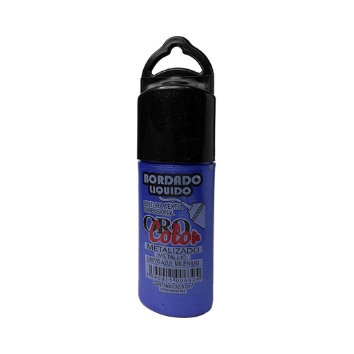 [LM705] BORDADO LIQUIDO METALIZADO AZUL MILENIUM 32,5ML