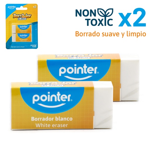 [ER-2394-B] BORRADOR BLANCO x2UND