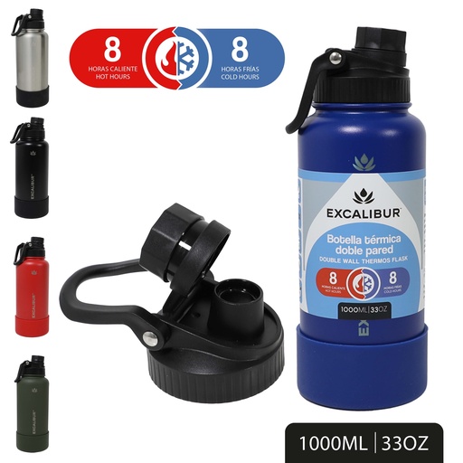 [A164-VB2207B-1000] BOTELLA TERMICA 1L