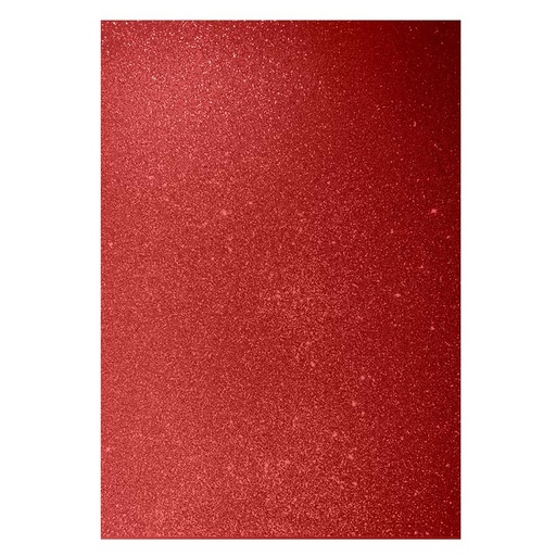 [140.15.10] CARTULINA ESCARCHADA MICRO-METALIZADA ROJO RUBÍ 350GR 50x70CM