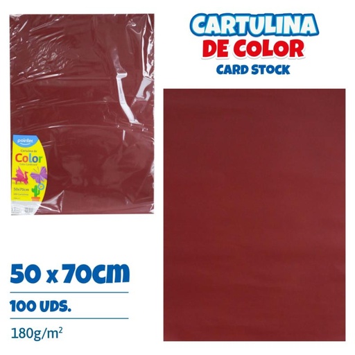 [CT-741] CARTULINA ESCOLAR - ROJO BANDERA (50x70CM)