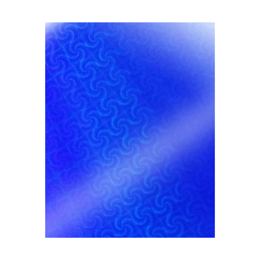 [14-8081-10] CARTULINA HOLOGRAFICA  AZUL ESTRELLA