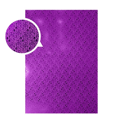 [140.41.10] CARTULINA MICRO-FANTASÍA VIOLETA VENEZIANA 