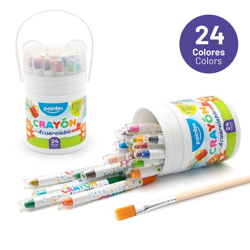 [WCY-23217-24] CRAYONES ACUARELABLES x 24