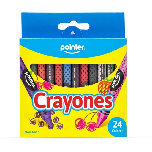 [CY-24-HQ] CRAYONES PEQUEÑOS x24 COLORES