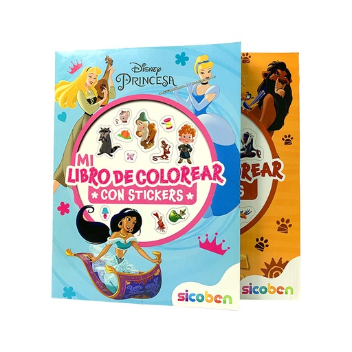 [0649985278907me] CUENTO COLECCIÓN MI LIBRO DE COLOREAR C/ STICKERS