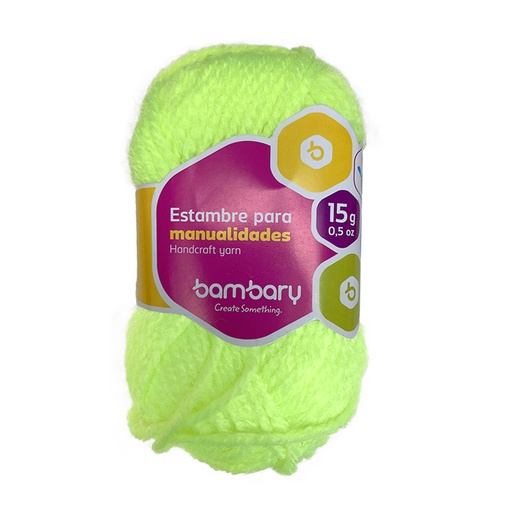 [329-8010/998] ESTAMBRE PARA MANUALIDADES VERDE NEON - 15G