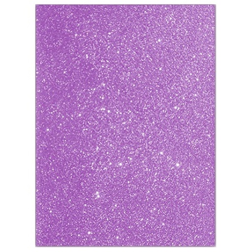 [0549.019.6] FOAMY ESCARCHADO LILA ORQUIDEA - CARTA 20x30CM