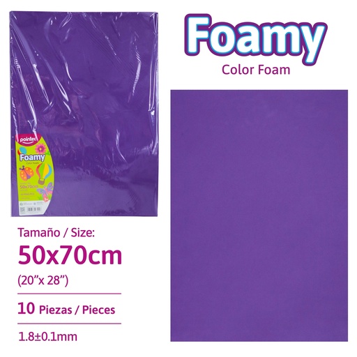[EVA-7025-57] FOAMY LISO MORADO MEDIO - (50x70CM)