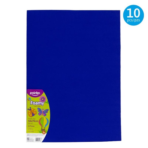 [EVA-7017-57] FOAMY LISO AZUL MEDIO - GRANDE (50x70CM)