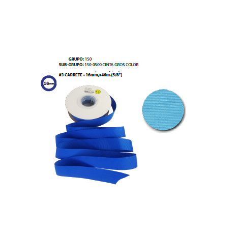 [ 56600-16-335] GRO #3 AZUL TURQUESA 