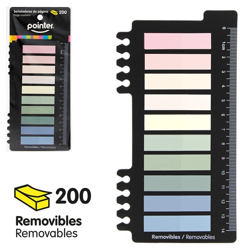 [STN-11-200] INDICADORES DE PAGINA ADHESIVOS (PASTEL)