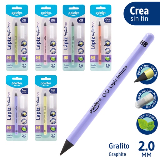 [ING-23204] LAPIZ INFINITO HB 2.0MM - CUERPO REDONDO