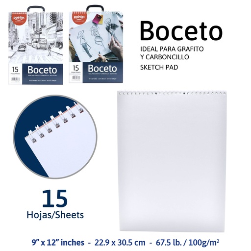 [SB-15] LIBRETA PARA BOCETOS